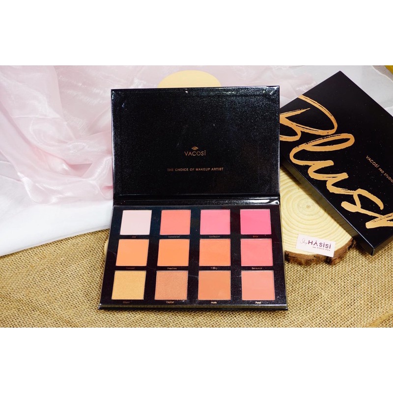 BẢNG PHẤN MÁ HỒNG VACOSI BLUSH PALETTE VPL02 CHÍNH HÃNG - 8517