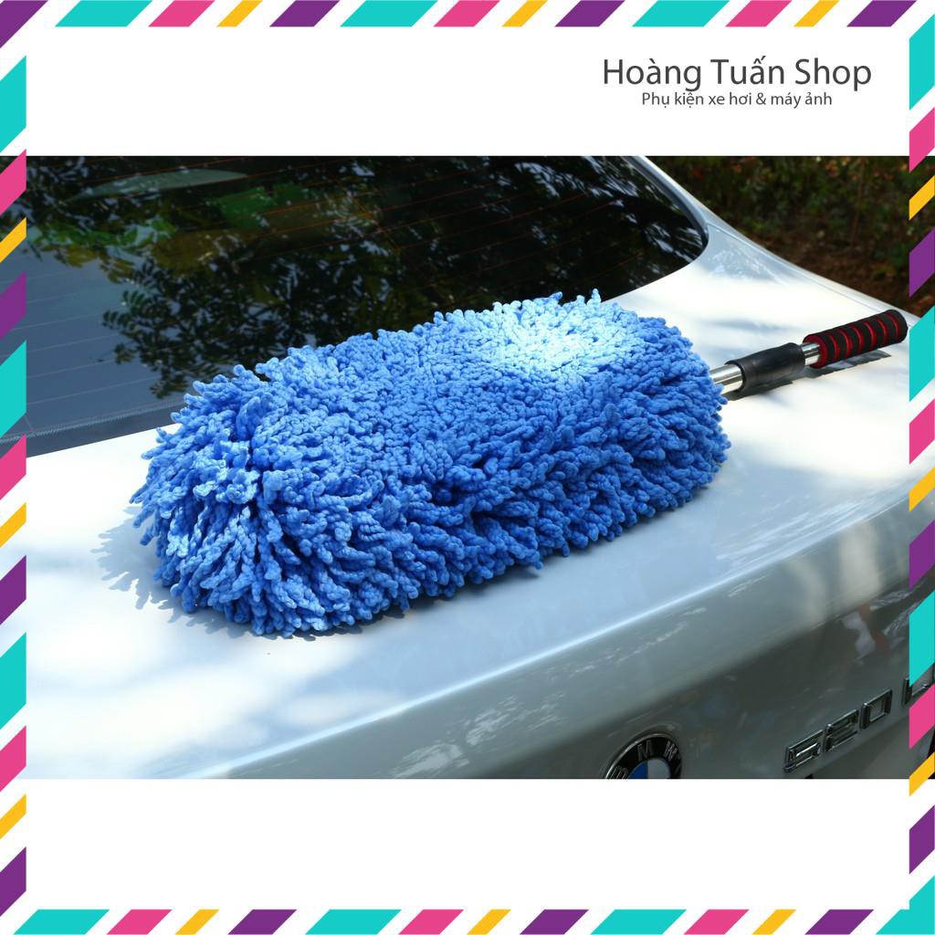 Cây lau xe hơi loại ĐẸP có thể thu gọn kéo dài cán lau đa năng nội ngoại thất