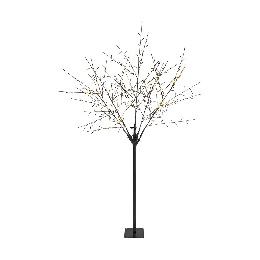 Đèn trang trí cây | JYSK Yggdrasil | nhựa | đen 400LED | C200cm