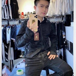 Áo khoác chống nắng nam nữ LV vân nổi chất vải umi dày dặn có mũ vải mềm mát thoáng khí cao cấp AHFASHION  ྆ ྇