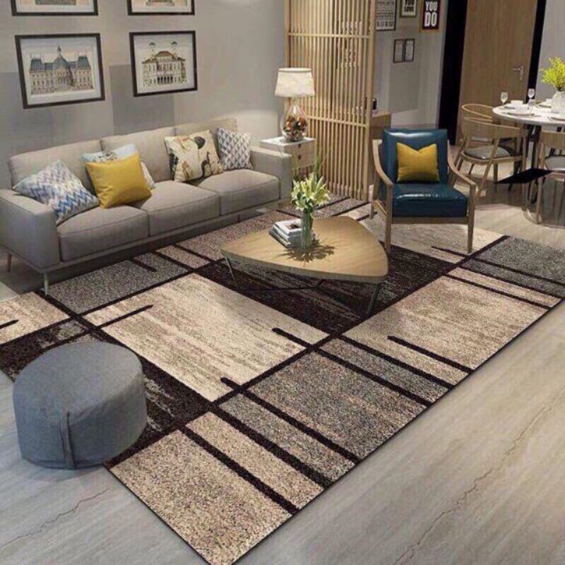 Thảm trải sàn  𝐅𝐑𝐄𝐄 𝐒𝐇𝐈𝐏  trang trí phòng khách ,Được thiết kế thông minh với 2 lớp tạo điểm nhấn cho ngôi nhà của bạn