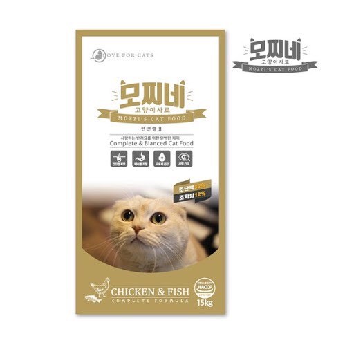 Thức Ăn Hạt Cho Mèo Mozzi’s Cat Food Hàn Quốc 1kg