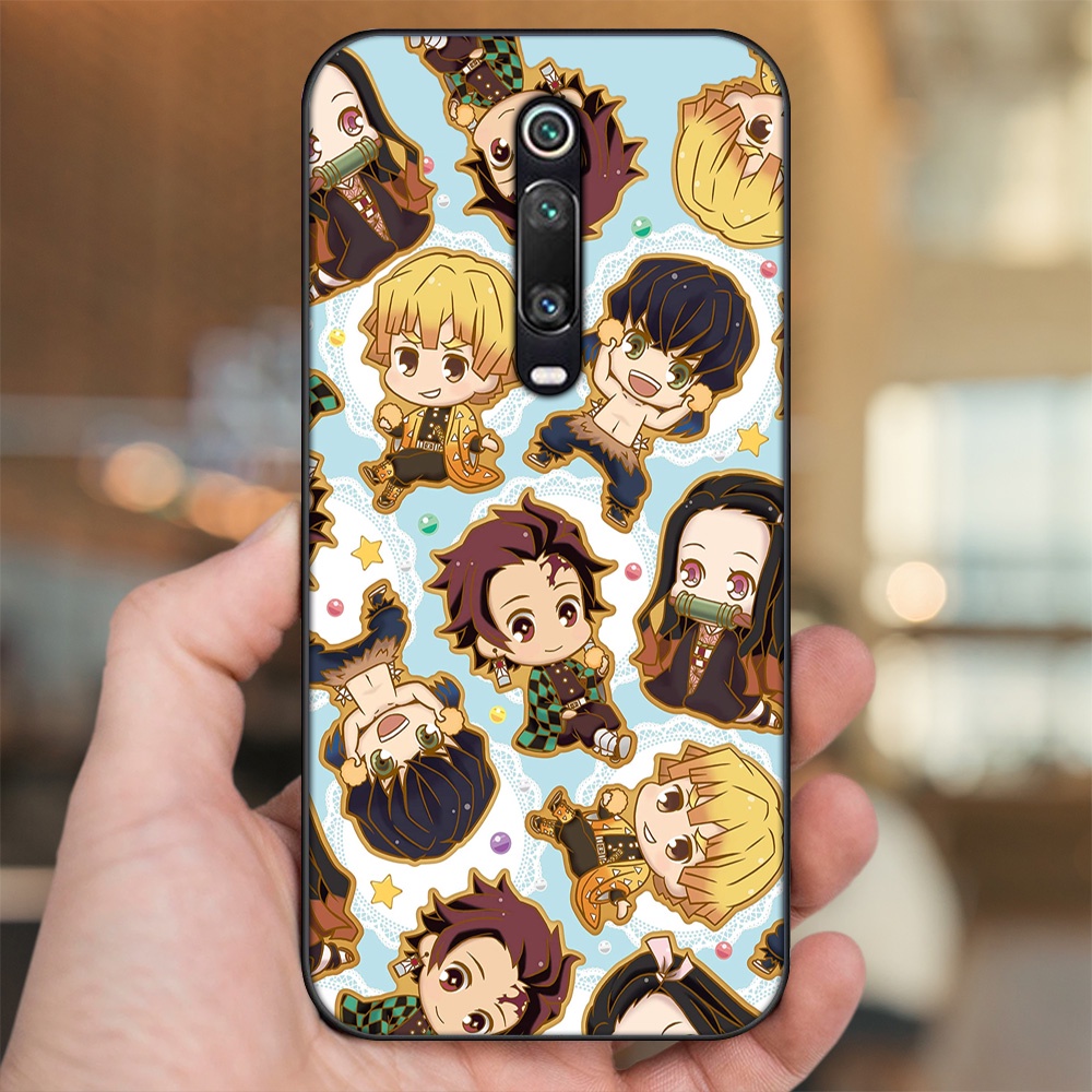 Ốp lưng Xiaomi K20, K20 Pro, Mi 9T viền đen in hình Zenitsu Kimetsu no Yaiba