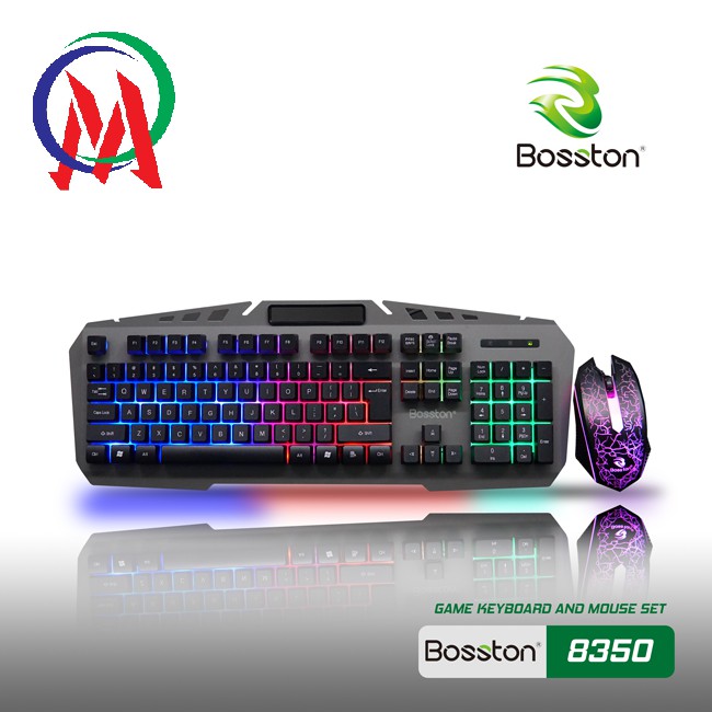 Combo bàn phím chuột gaming Bosston 8350