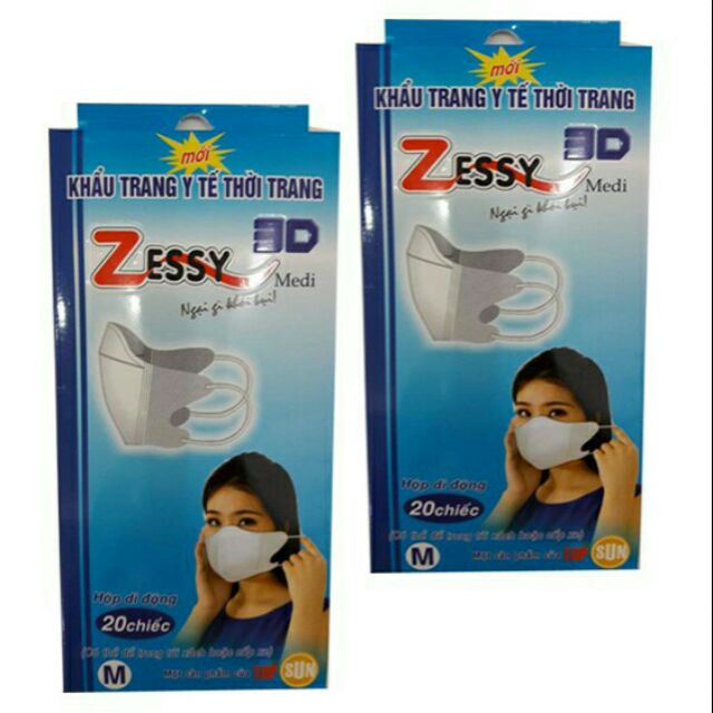 Khẩu trang zessy 3D