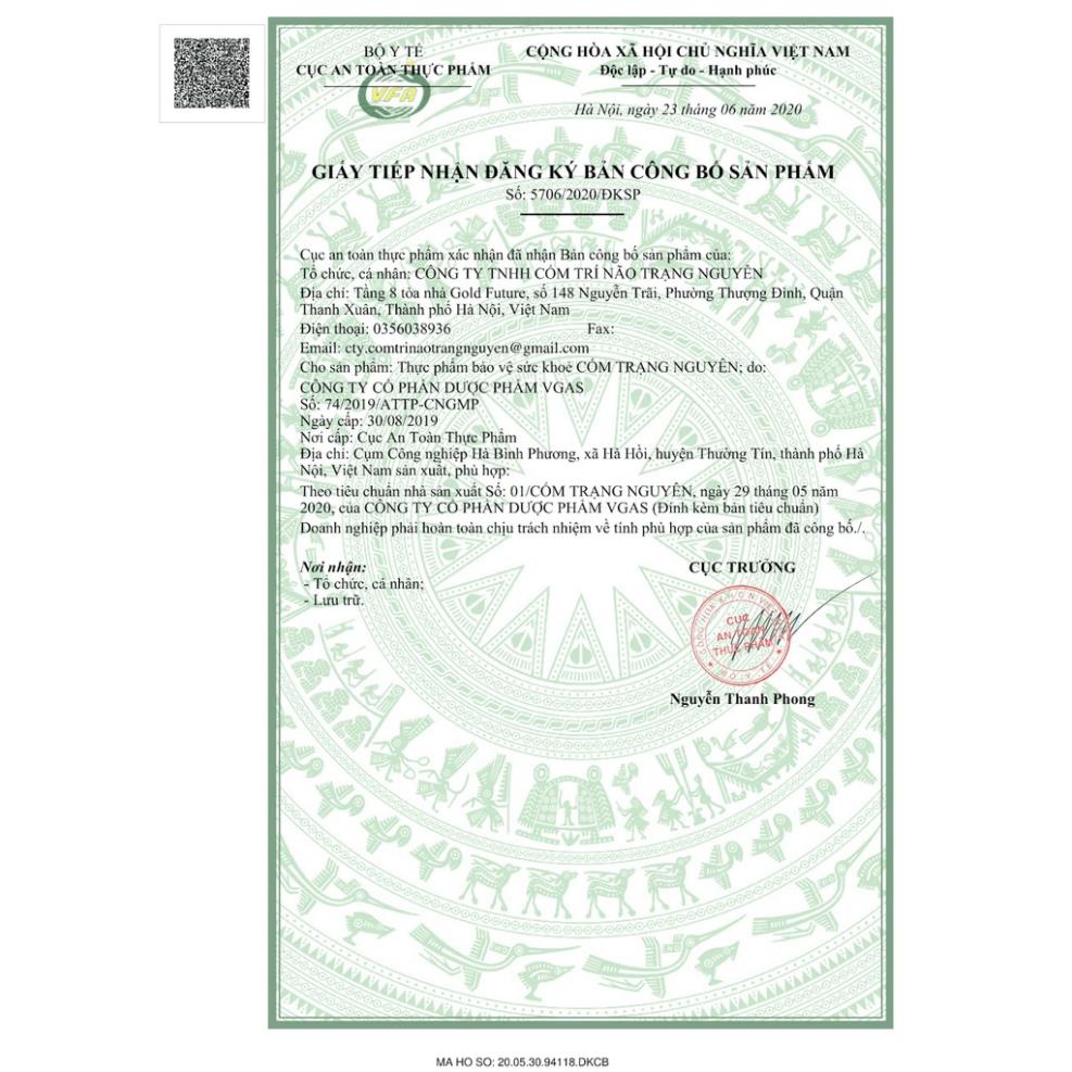 Cốm Trạng Nguyên – Hỗ trợ giảm tăng động, mất tập trung, tăng cường trí não cho trẻ thông minh, phản xạ nhanh (30 gói)