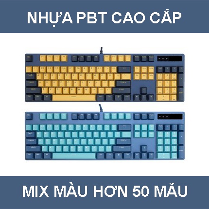 Keycap nhựa PBT cao cấp mix màu hơn 50 mẫu Vua Lót Chuột