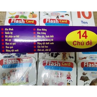 Thẻ học tiếng anh cho bé