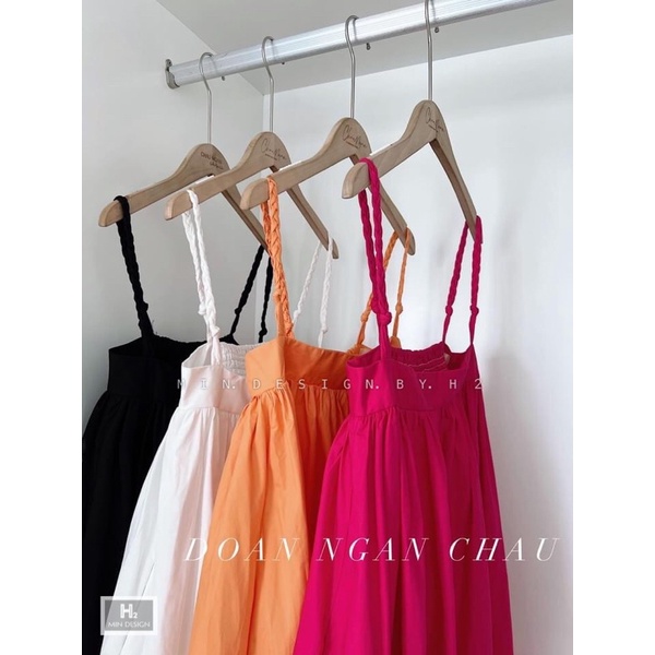 Đầm tết hai dây maxi dáng dài phong cách thời trang Hàn Quốc dành cho nữ | BigBuy360 - bigbuy360.vn