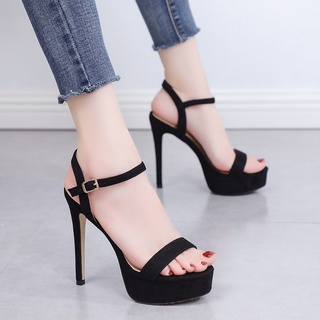 Xăng đan cao gót 12cm thời trang thanh lịch cho nữ