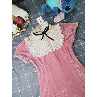 Đầm body nhung