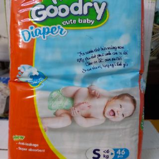 Tã dán Goodry Value Pack S46/M42/L38/XL34