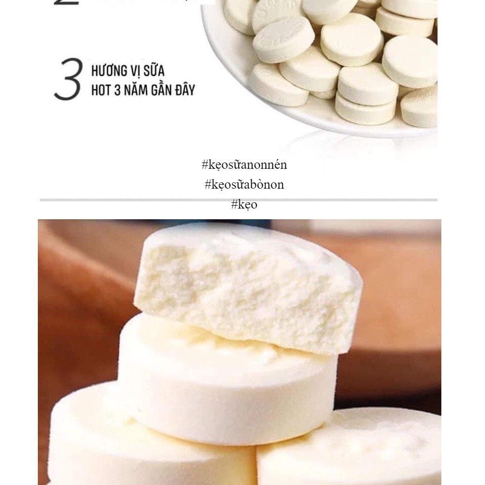 Kẹo Sữa Bò Non Viên Nén 250g Kẹo vị bò sữa kẹo hot ĂN VẶT NỘI ĐỊA