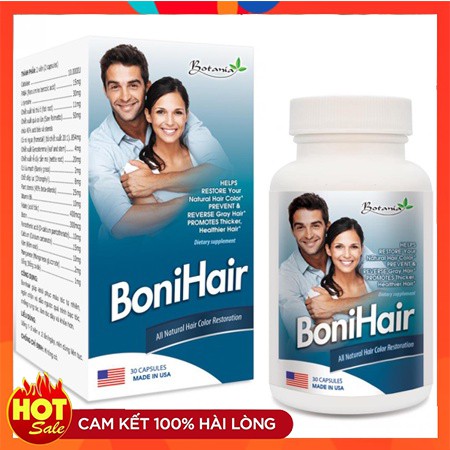 BoniHair Hộp 30 viên - Chống rụng tóc, bạc tóc hiệu quả.