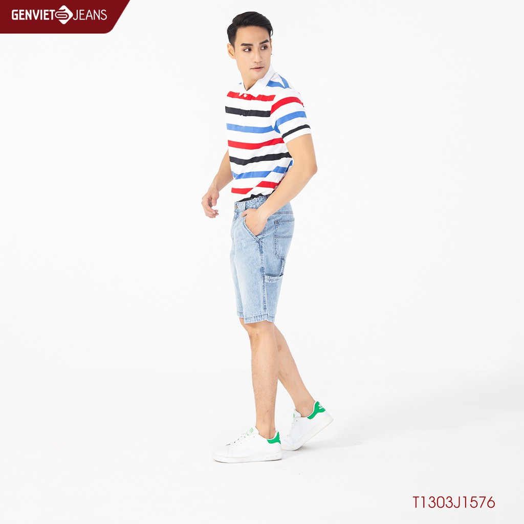 Quần Ngố Jeans Nam T1303J1576 GENVIET