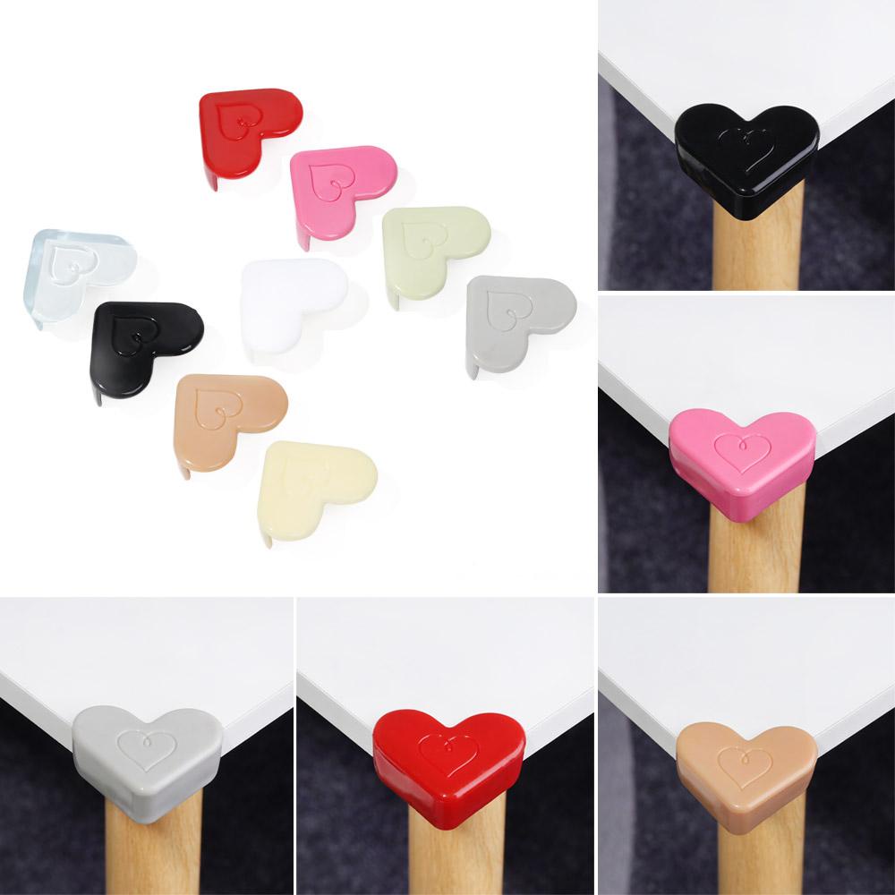 Bộ 4 Miếng Bọc Cạnh Bàn Hình Trái Tim Bảo Vệ An Toàn Cho Bé