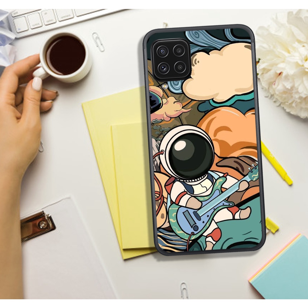 [ SIÊU HOT] ỐP LƯNG SAM-SUNG A12/A22 4G/A22 5G/M32  , IN HÌNH ASTRONAUT PHI-HÀNH-GIA, MÀU SẮC BẮT MẮT