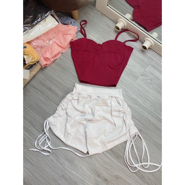 Quần Đùi Short Gân Rút 2 bên đẹp bất chấp