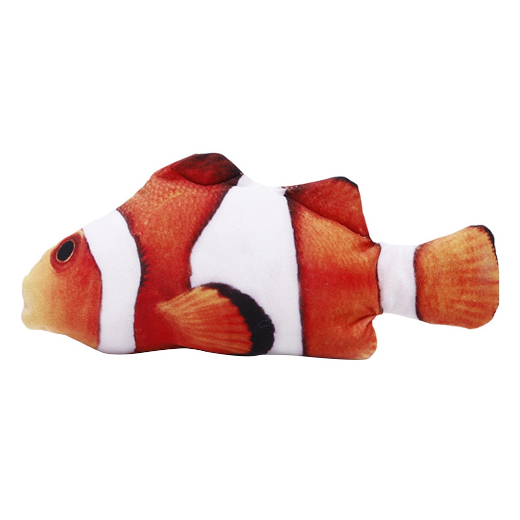 Đồ Chơi Cá Điện Tử 3 Chế Độ Có Cổng Sạc USB Cho Mèo