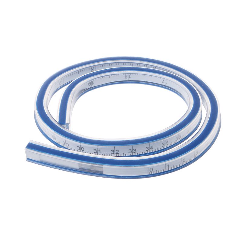 Thước Đo Góc Cong Linh Hoạt Bằng Nhựa 30cm 40cm 50cm 60cm