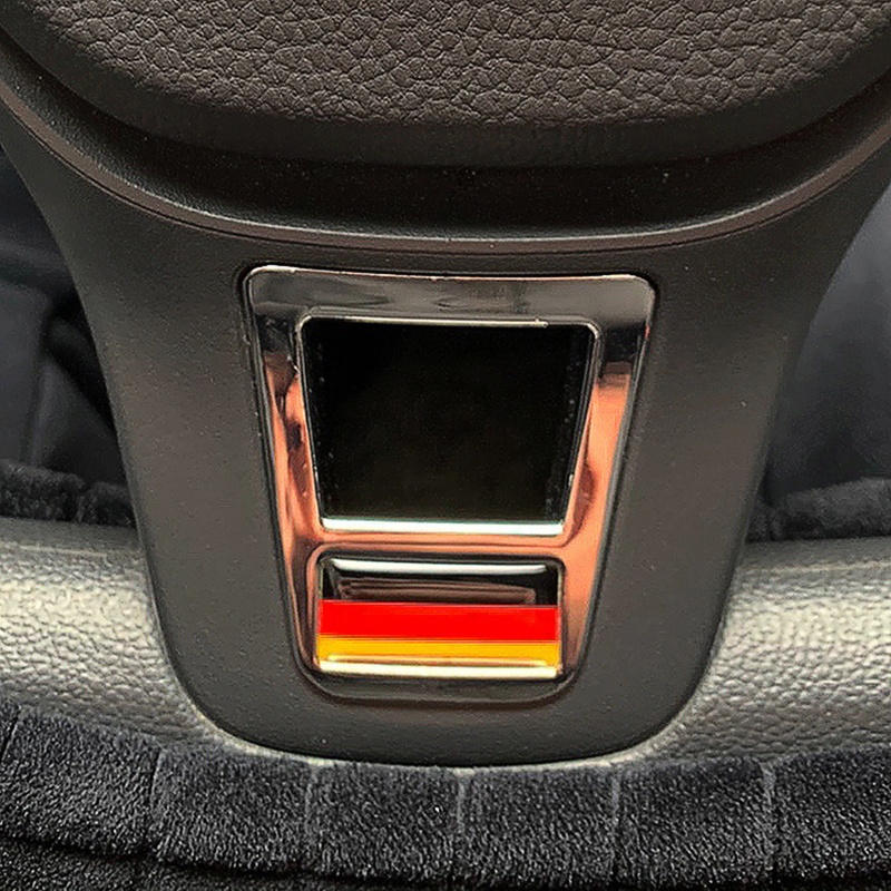 Nhãn Dán Trang Trí Vô Lăng Xe Hơi Họa Tiết Cờ Đức Độc Đáo Dành Cho Magotan