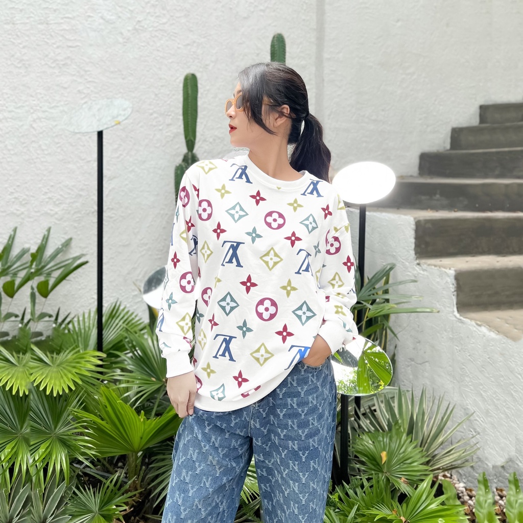 Áo Sweater L.V Hàng VNXK, Chất Vải Mềm Mịn, Thoáng Mát.