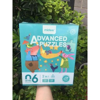 Bộ xếp hình Mideer Advanced Puzzle Level 6 154-168 mảnh