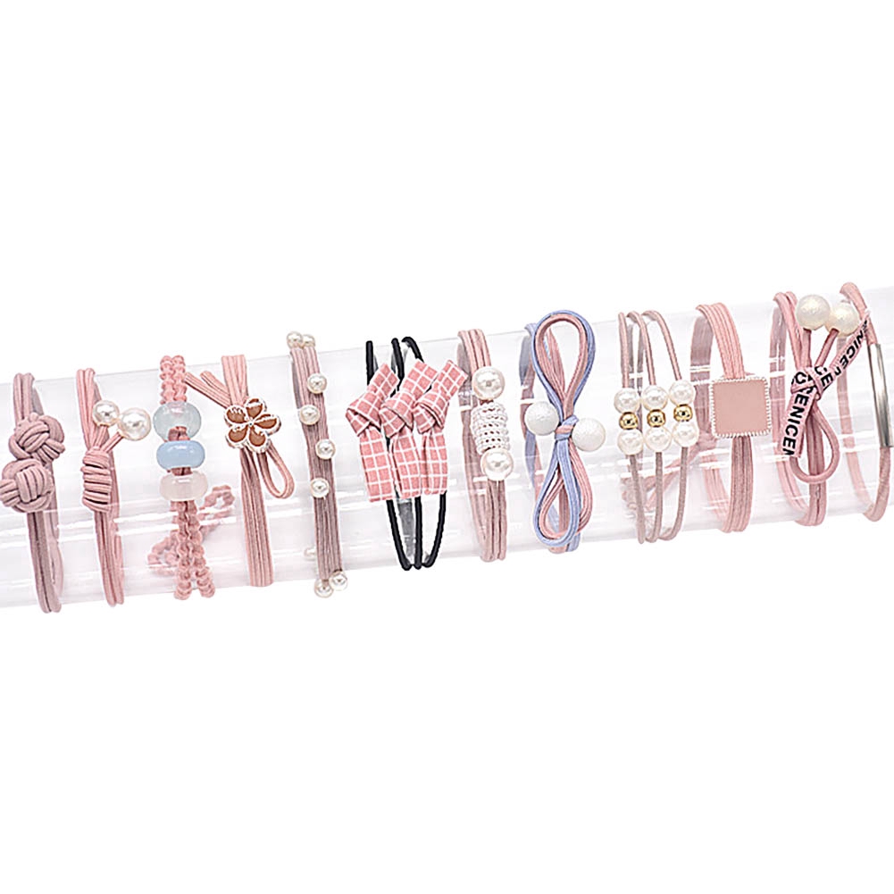 Set 12 Dây Thun Cột Tóc Đơn Giản Đáng Yêu