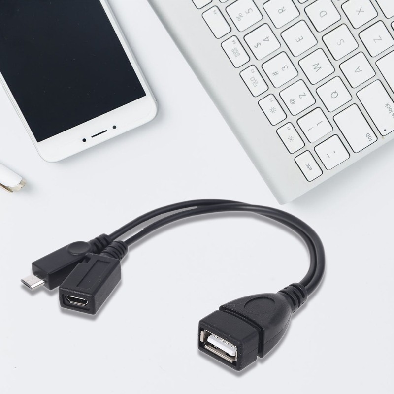 Cáp Chuyển Đổi Từ Micro Usb Sang Usb 2.0 Otg Cho Amazon Fire Tv Điện Thoại Tablet Pc Usb 2.0