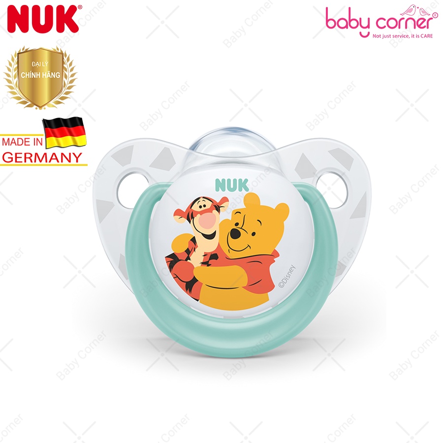 Bộ 2 Ty Ngậm NUK Sleeptime Silicone Disney Cho Bé 0 - 6 Tháng