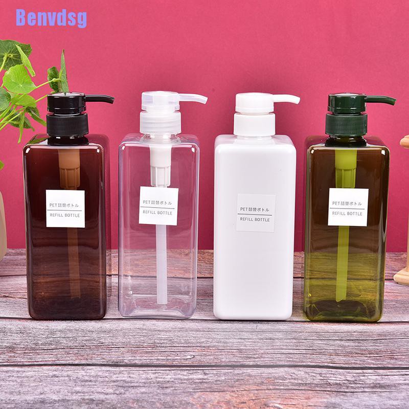 Chai Nhựa Rỗng 650ml Đựng Mỹ Phẩm Tiện Dụng