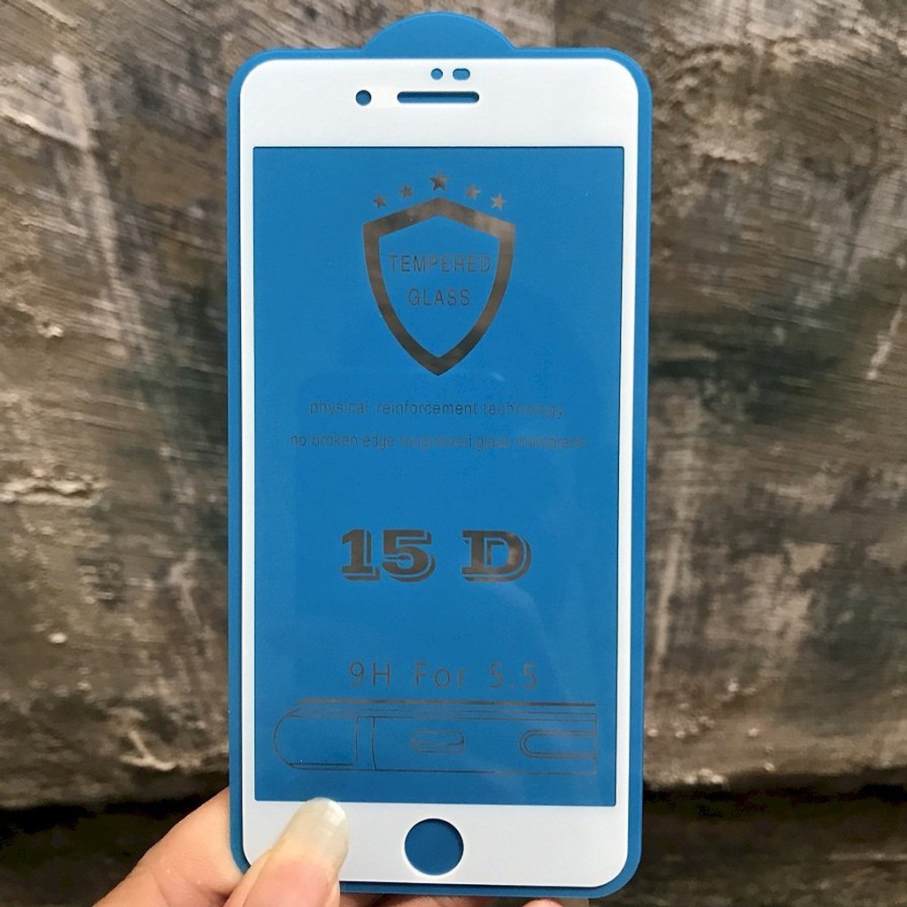 Kính Cường Lực Full 15D iPhone