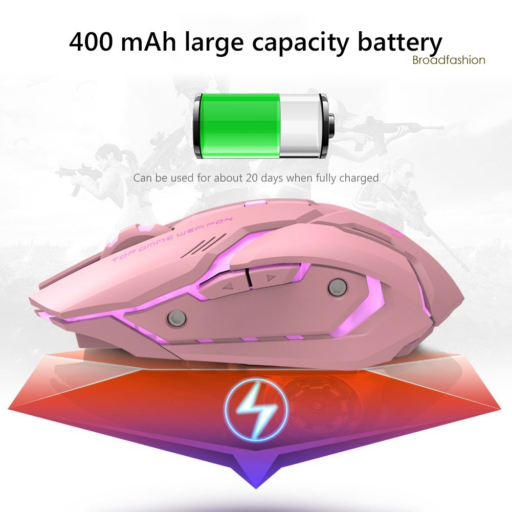 Chuột Gaming T1 Quang Học Không Dây 2.4g Chạy Êm Tiện Dụng | BigBuy360 - bigbuy360.vn