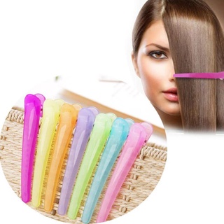 Phụ kiên tóc💓Sale💓Combo 10 kẹp tóc mỏ vịt nhựa trơn, không bị tuột, dễ ghim vào tóc, không làm đau tóc 8646