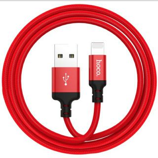 Cáp sạc iphone Lightning Hoco X14:1m/2m. Sạc nhanh 5V -2,4 A. Bảo hành 1 tháng 1 đổi 1.