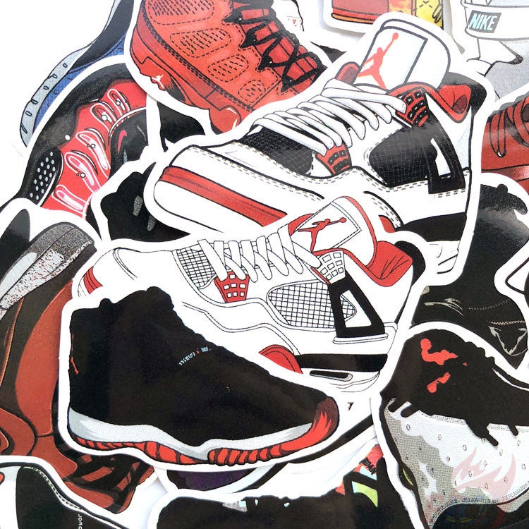 ❉ Sports Shoes - Fashion Brand Series 02 Stickers ❉ 60Pcs/Set DIY Luggage Laptop Skateboard Doodle Stickers