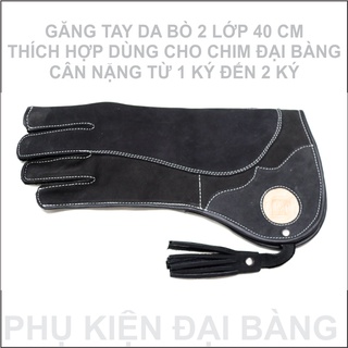 Găng tay da bò nuôi chim đại bàng chim ưng