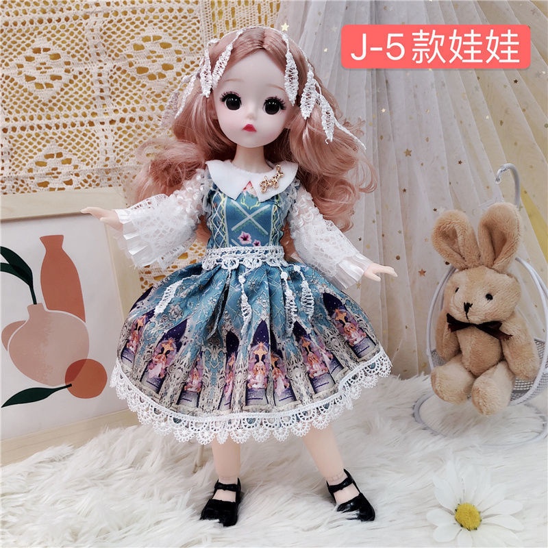 Đồ chơi búp bê barbie 30cm có khớp, búp bê khớp có quần áo xinh cho bé gái
