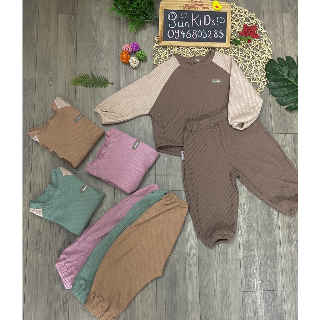 Cookie - Bộ Raglan quần Harem cho bé
