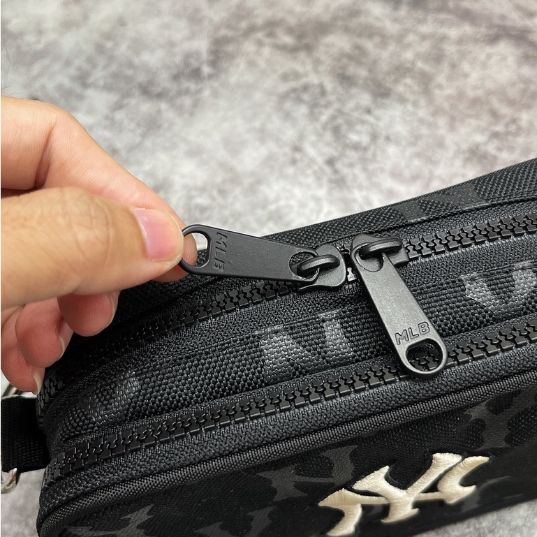 ✅ [ MLB NEW 2022] Túi bao tử NY MONOGRAM WAIST BAG BLACK - ẢNH THẬT | XUẤT DƯ XỊN 100% | CÓ SẴN HÀNG | CAM KẾT CHUẨN XỊN