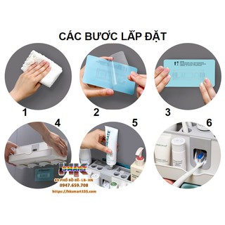 BỘ NHẢ KEM ĐÁNH RĂNG LÚA MẠCH 2 CỐC 3 CỐC 4 CỐC