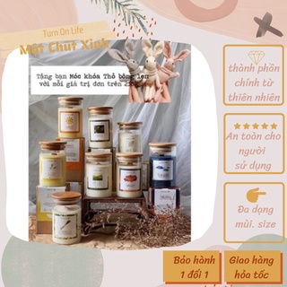 Nến thơm thiên nhiên Candle cup❤️FREESHIP🍀 Nến thơm Candle Cup thiên nhiên ( không khói - an toàn khi đốt)