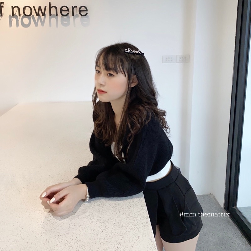  Áo len cardigan mỏng khoác hờ tay bo - áo khoác len dáng lửng | BigBuy360 - bigbuy360.vn