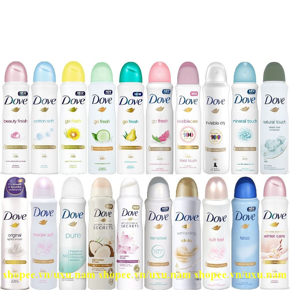 Xịt Khử Mùi Nữ 150Ml Dove Với Nhiều Phân Loại Giúp Bạn Dễ Chọn Lựa Hơn, Của Hàng Chính Hãng. | BigBuy360 - bigbuy360.vn