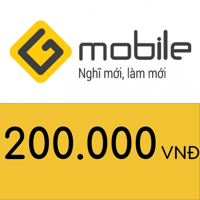 Mã thẻ điện thoại Gmobile 200K