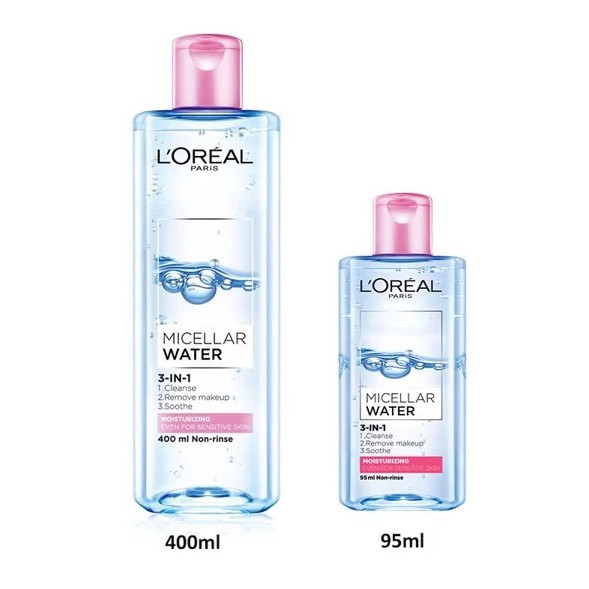 [Mã SKAMSALE8 giảm 10% đơn 200K] Nước Tẩy Trang Dưỡng Ẩm L'oréal Micellar Water 3-In-1