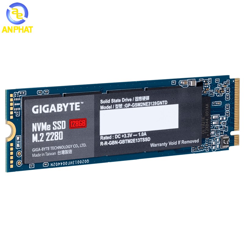 Ổ cứng SSD GIGABYTE 128GB 256GB M2 2280 NVMe PCIExpress 3.0 Chính hãng BH 3 năm