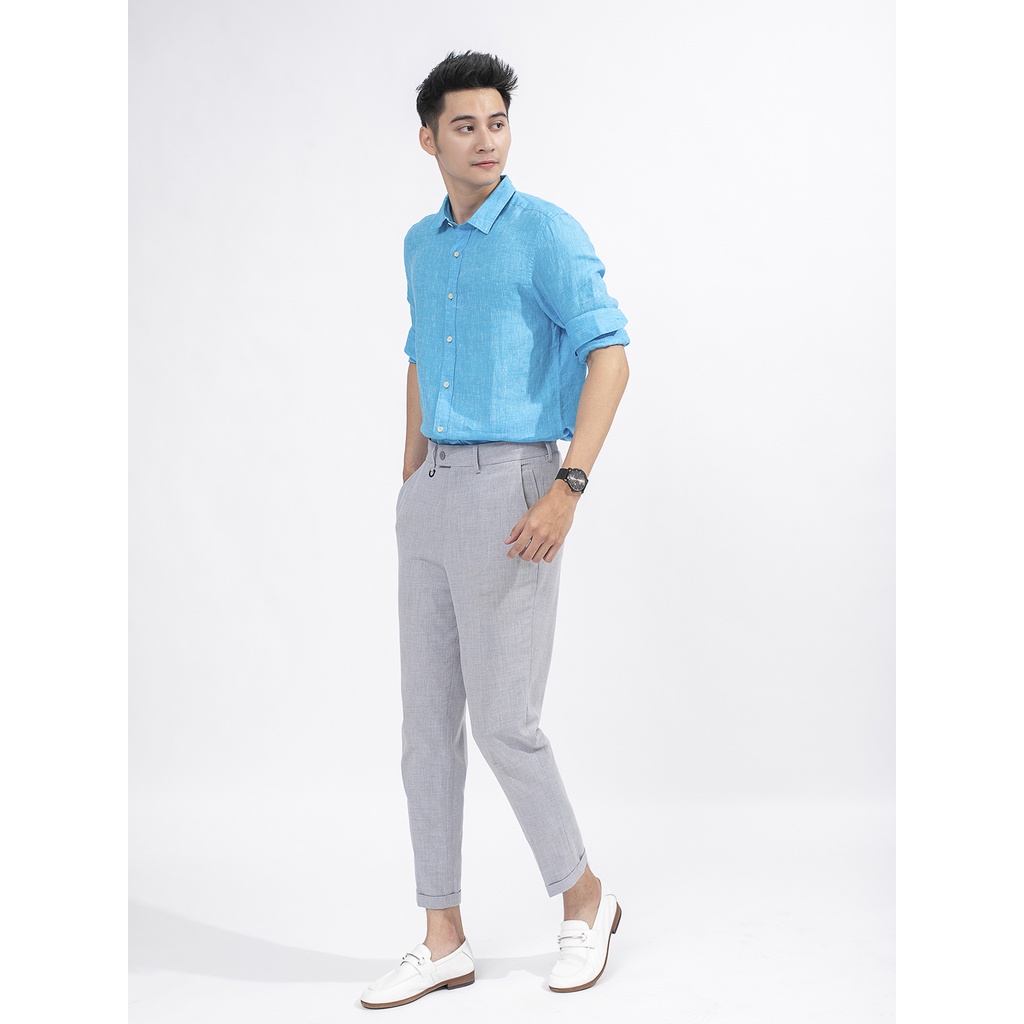 Áo sơ mi chất lanh ARISTINO siêu mát, siêu thoáng khí thấm hút mồ hôi tốt - ALS11609 | BigBuy360 - bigbuy360.vn