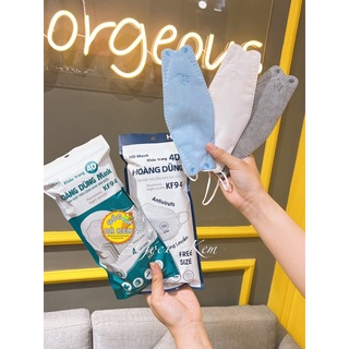 Khẩu trang kf94 hoàng dũng túi 10 cái