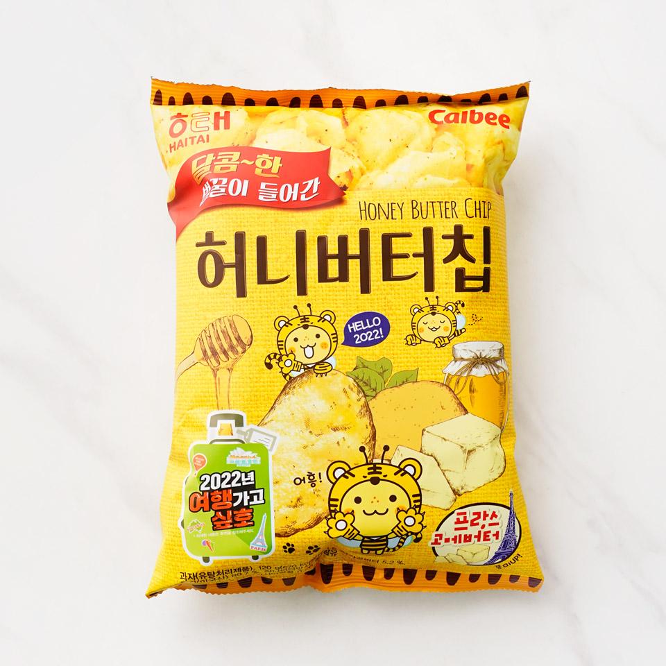 [Hàng Hot] Snack Khoai Tây Bơ Mật Ong Haitai 60g Honey Butter Chip 허니버터칩